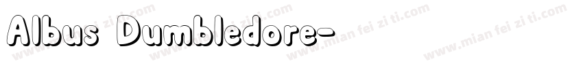 Albus Dumbledore字体转换
